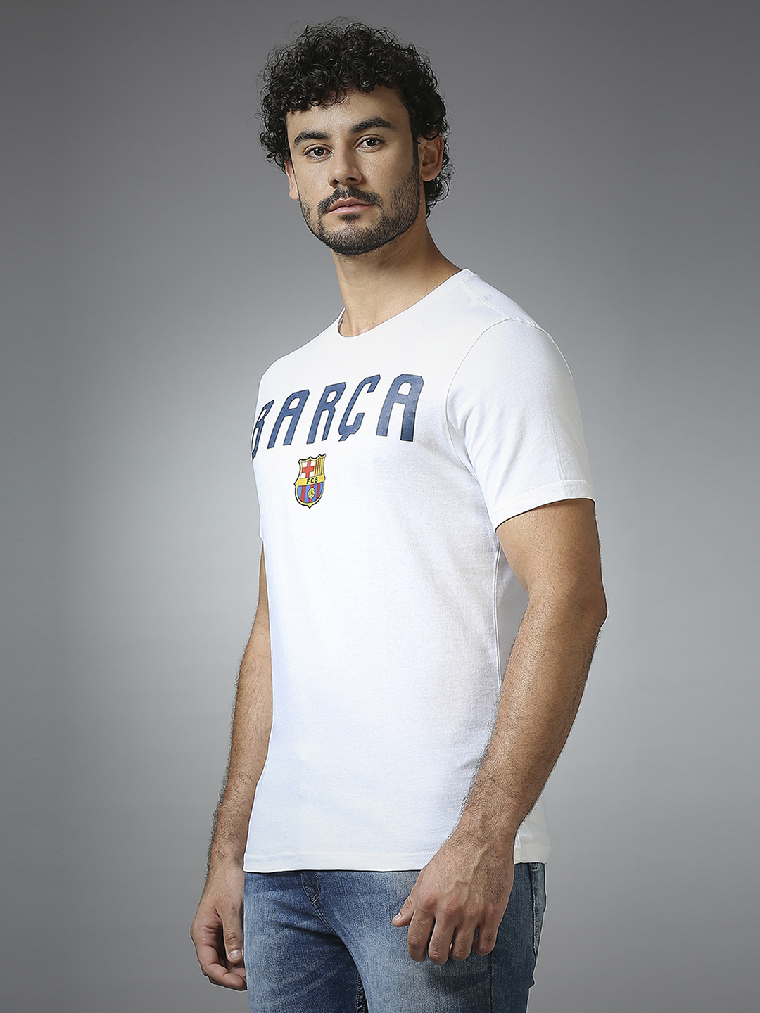 FC Barcelona FC Barcelona: "Barca" T-Shirt - White (2)